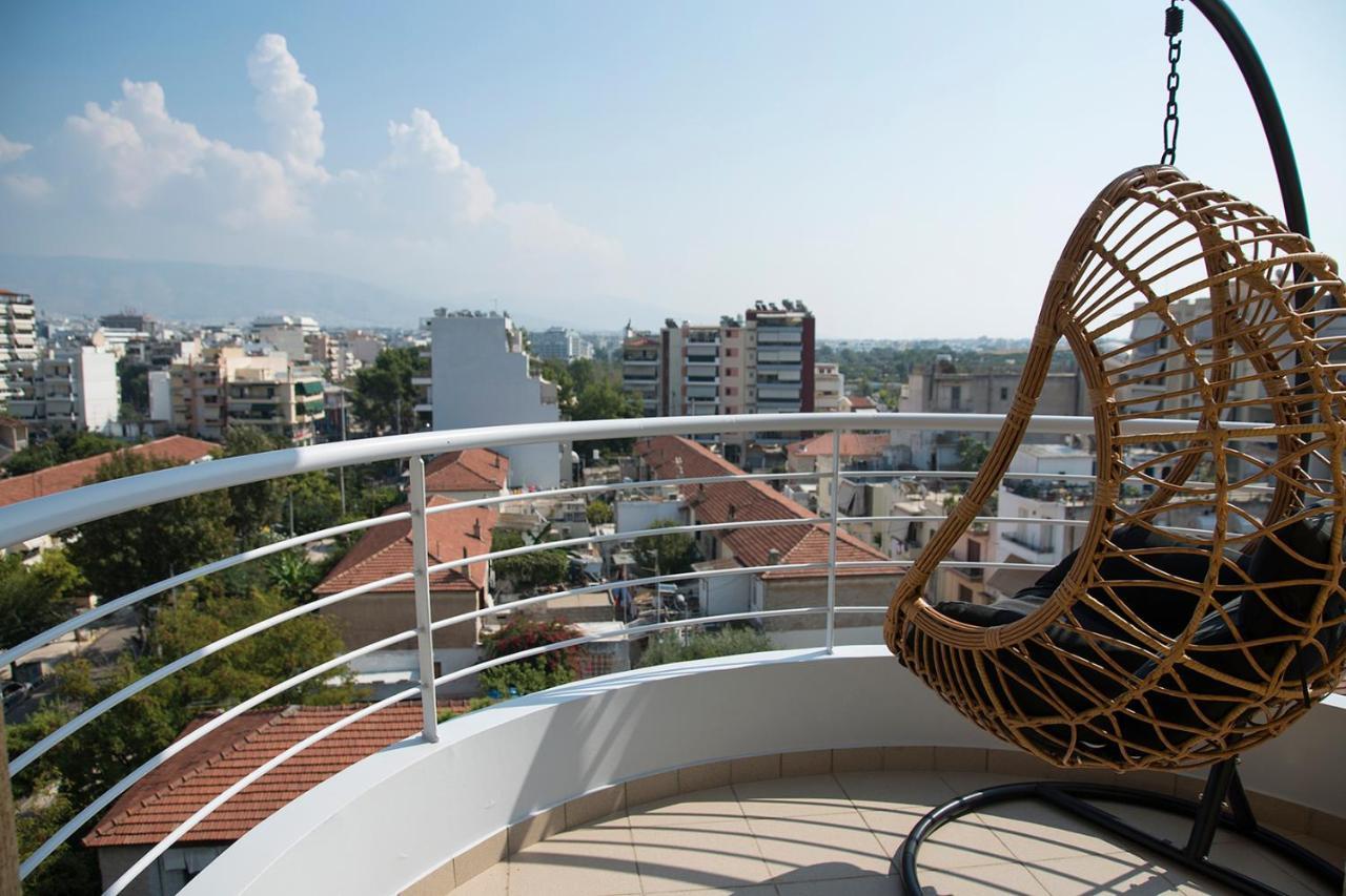 アテネBoutique Penthouse Next To Stavros Niarchos Foundationアパートメント エクステリア 写真